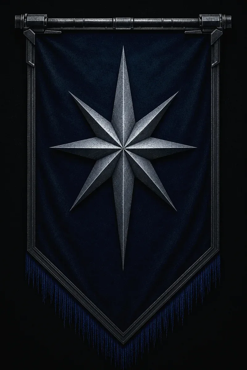 House Veisik sigil — white star on dark blue