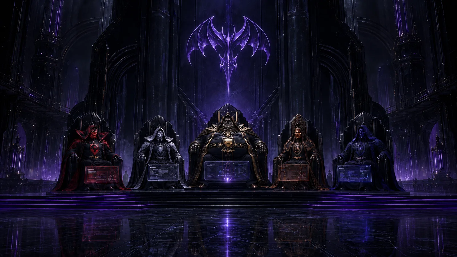 The five Archons of the Imperial Council